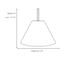 Access Lighting Martini, LED Pendant, Brushed Steel Finish, Red Glass 28004-3R-BS/RED - alternate 4